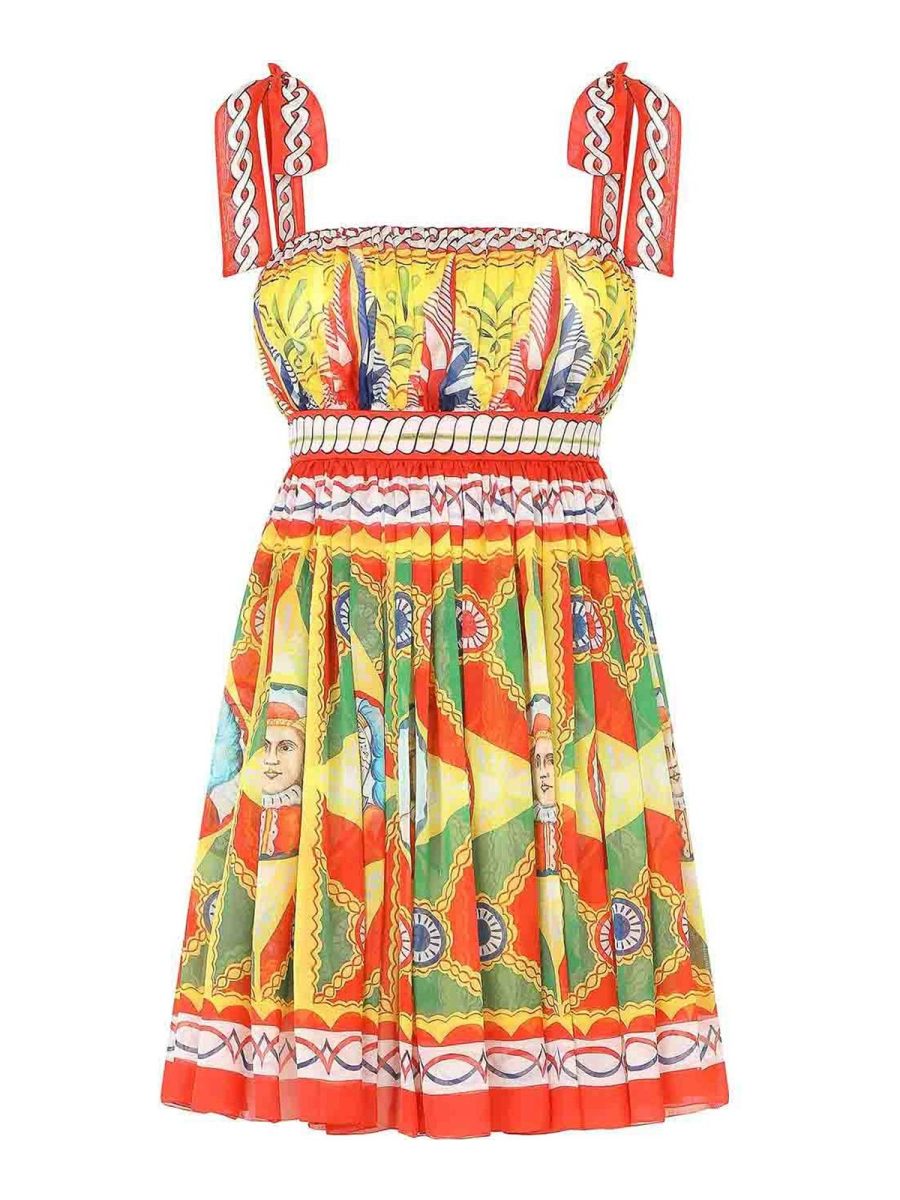Dolce & Gabbana Robe Courte - Multicolore