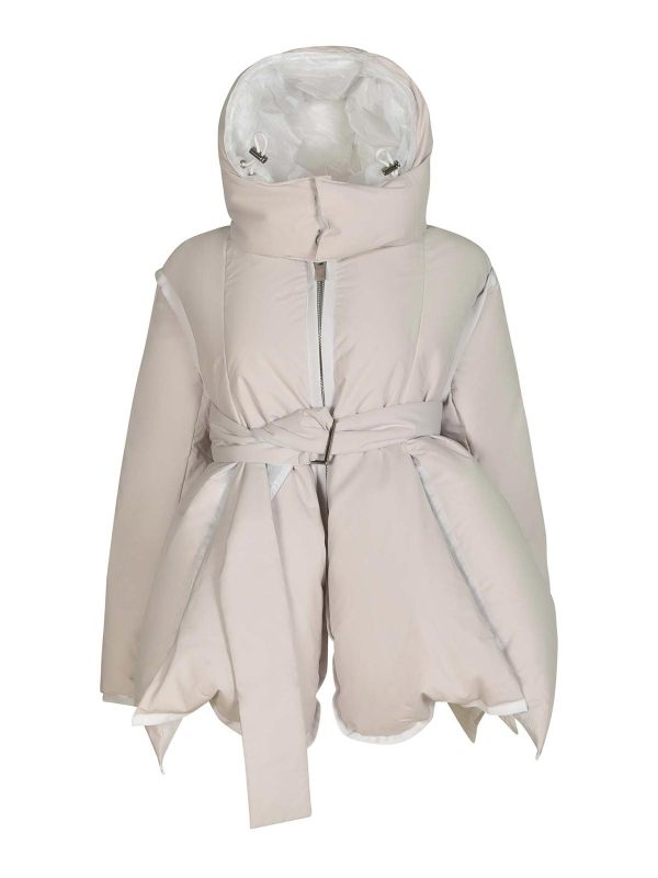 Sacai Manteau Court - Beige