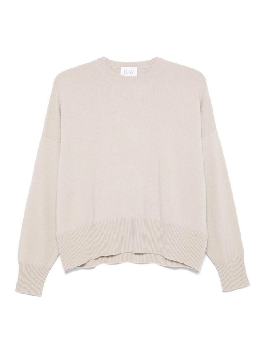 Be You Pull Col Rond - Beige
