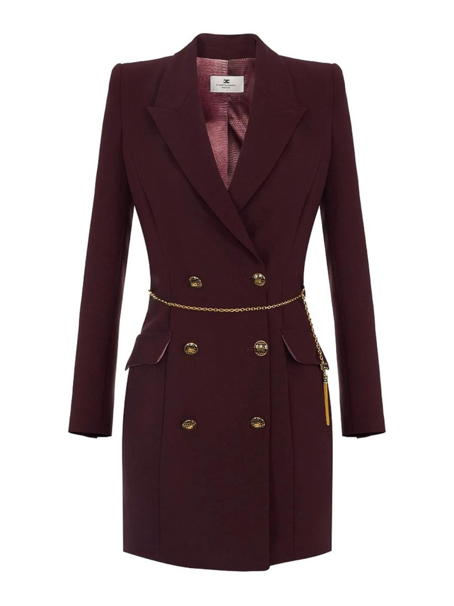 Elisabetta Franchi Robe Courte - Violet