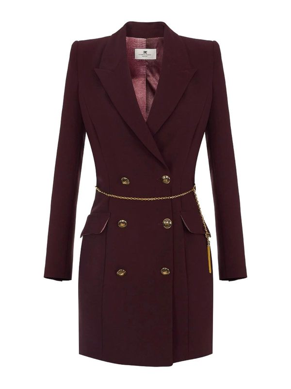 Elisabetta Franchi Robe Courte - Violet