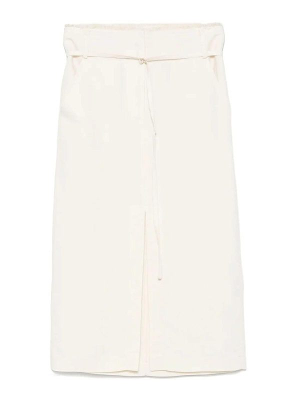 Patrizia Pepe Jupe Midi - Blanc