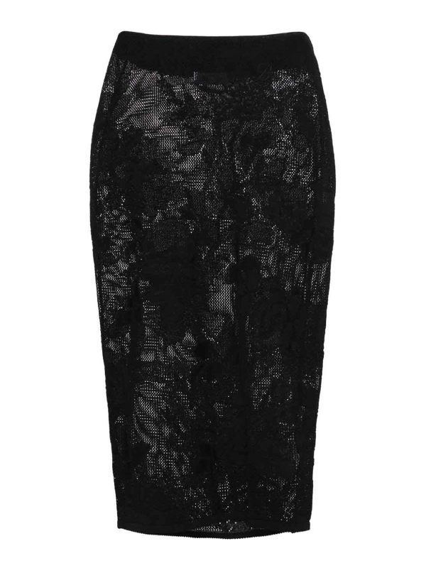 Blumarine Jupe Midi - Noir