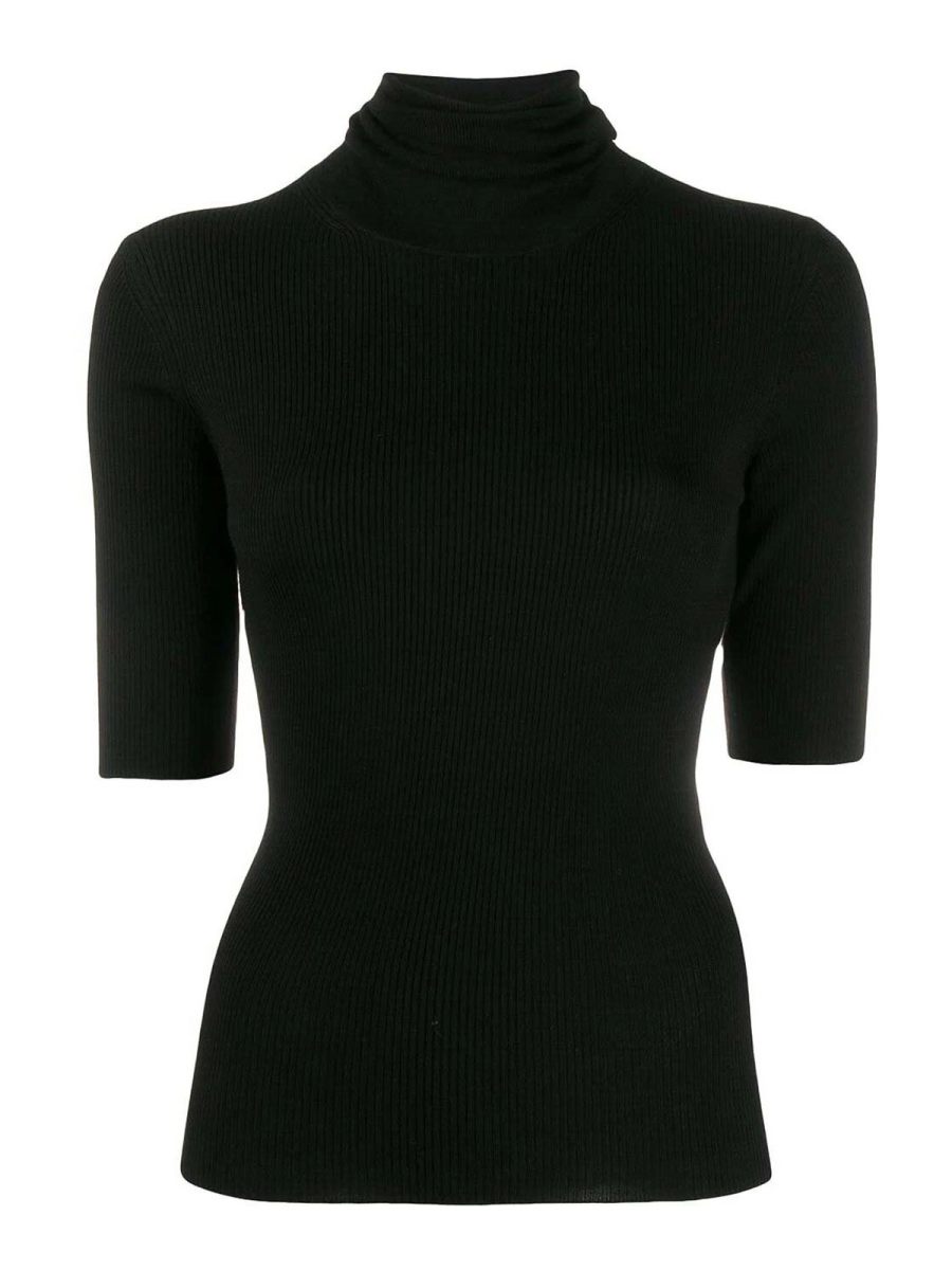 Theory Pull Col Roulé - Noir
