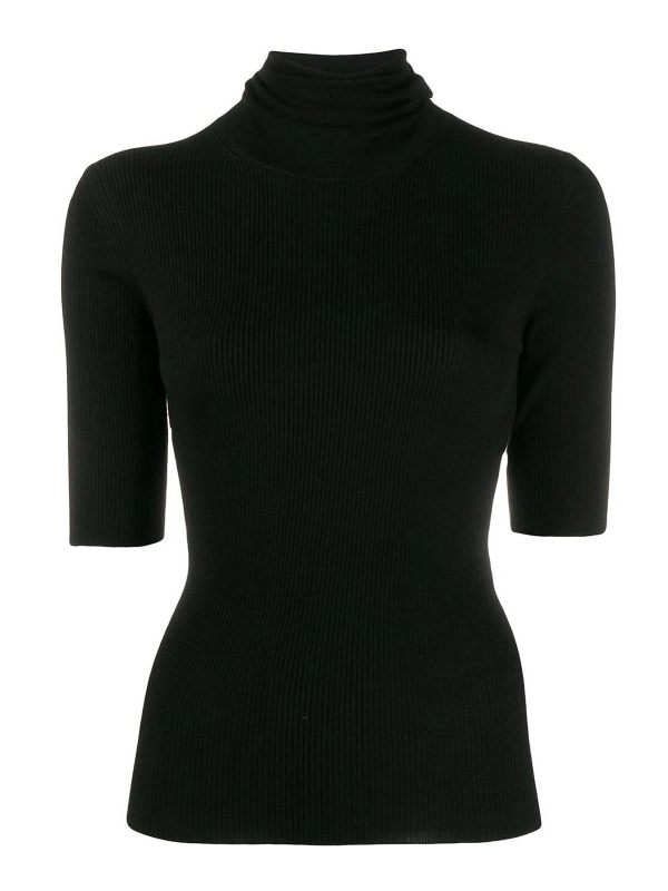 Theory Pull Col Roulé - Noir