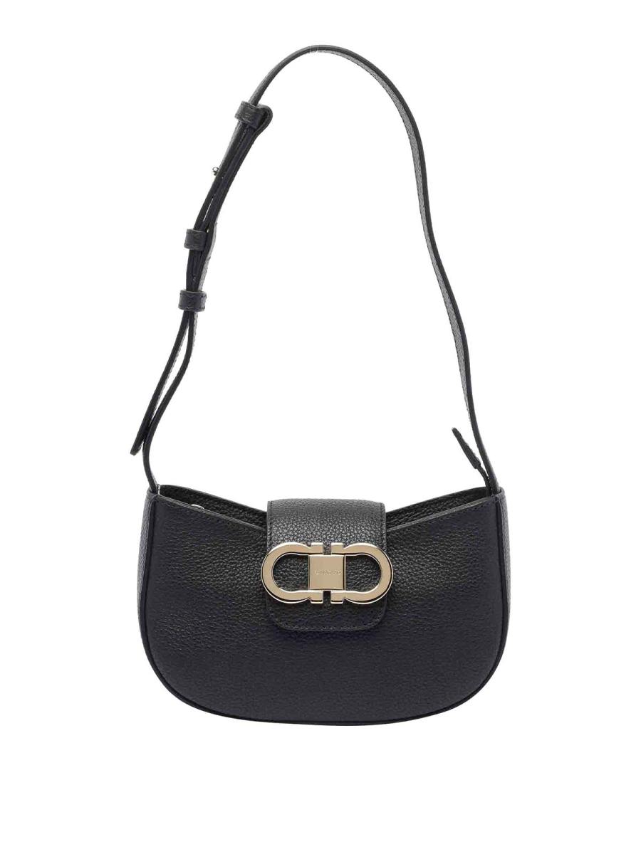 Ferragamo Sac Porté Épaule - Noir