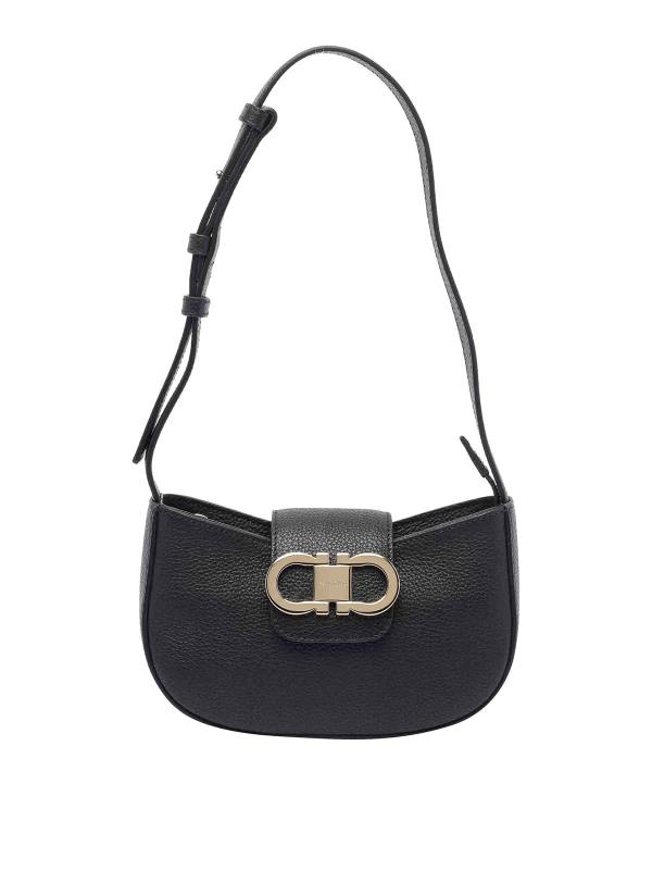 Ferragamo Sac Porté Épaule - Noir