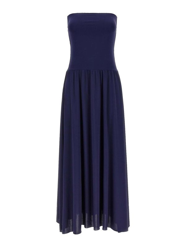 Eres Robe Au Genou - Bleu