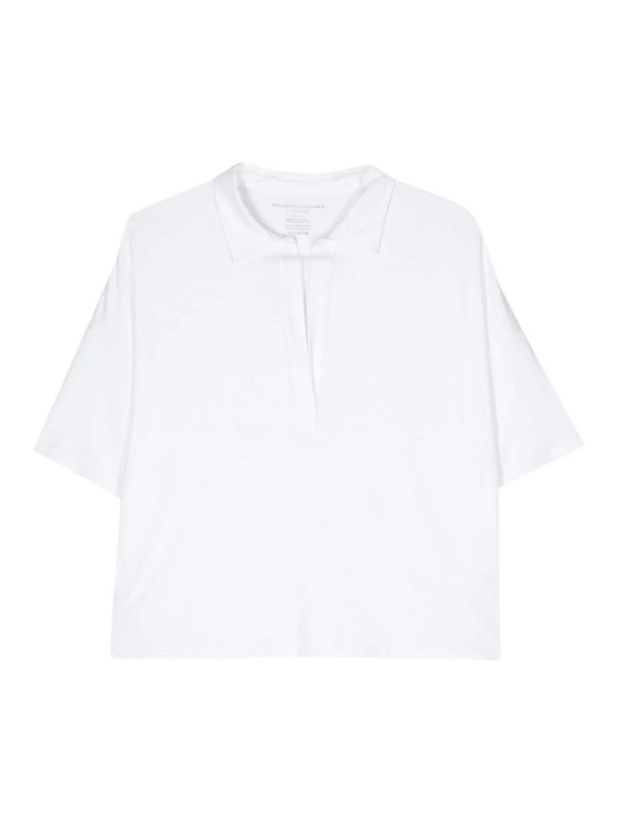 Majestic Filatures Polo - Blanc