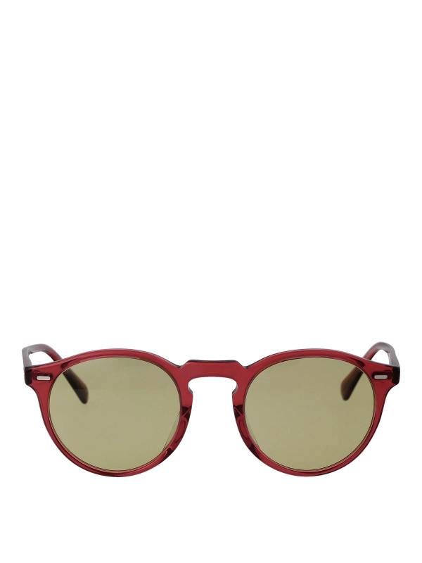Oliver Peoples Lunettes De Soleil - Rouge