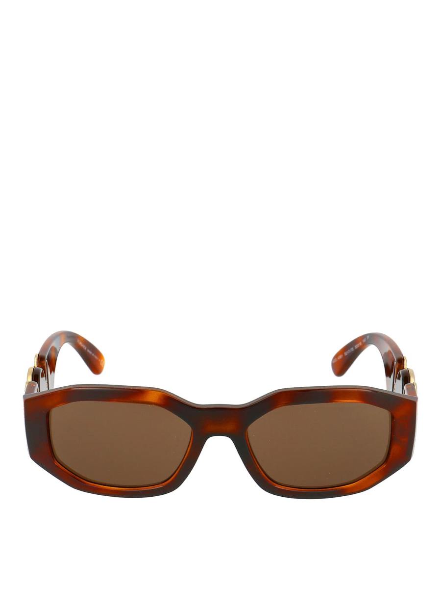 Versace Lunettes De Soleil - Marron