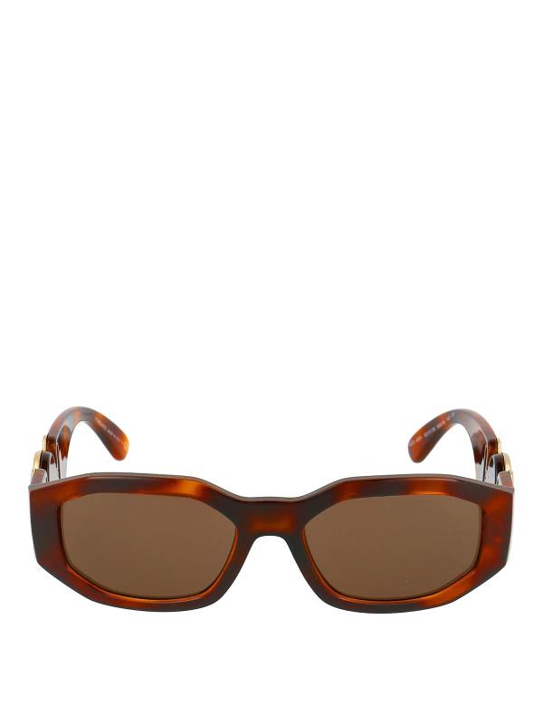 Versace Lunettes De Soleil - Marron