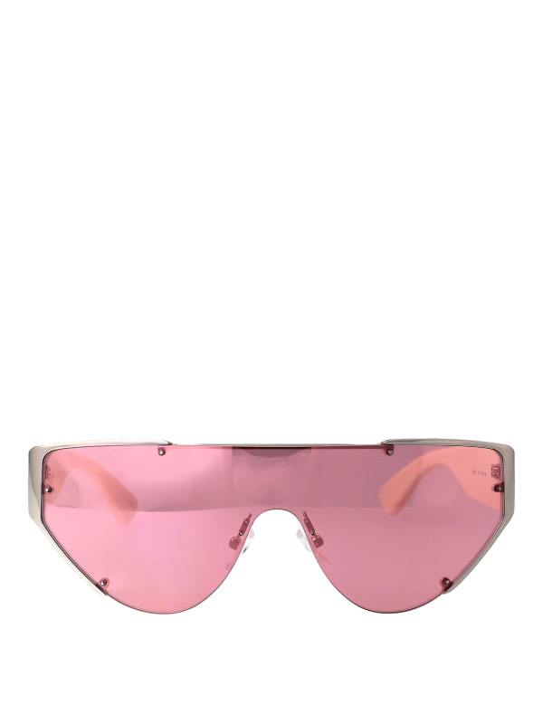 Alexander Mcqueen Lunettes De Soleil - Argent