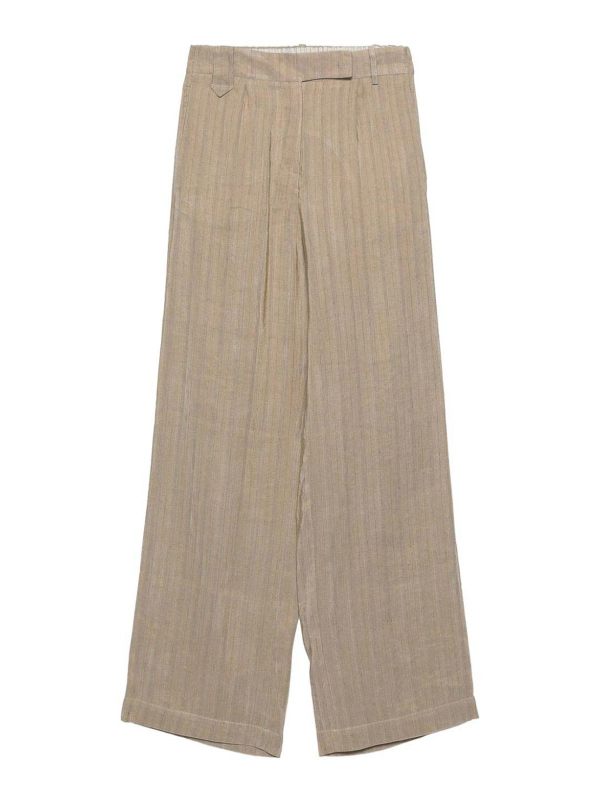 Alysi Pantalons Décontractés - Beige