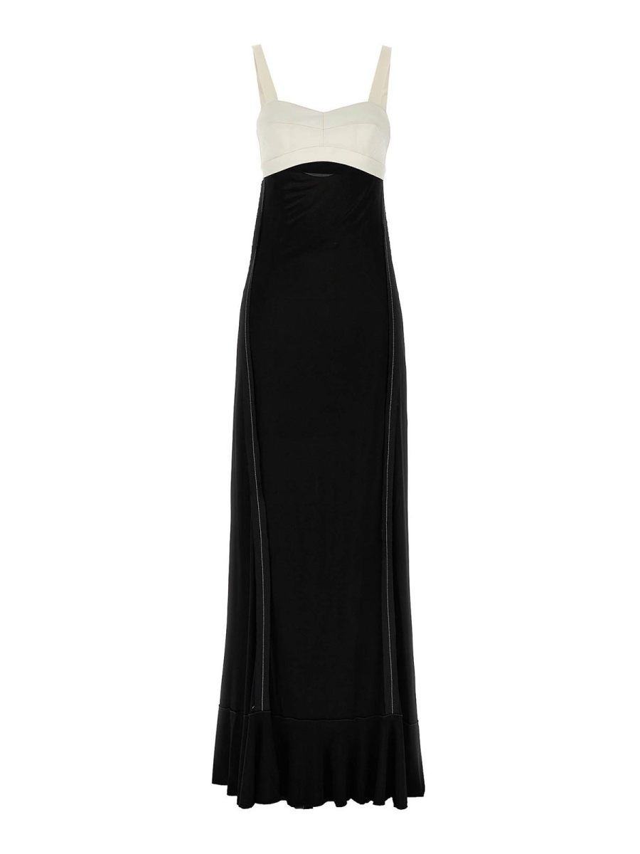 Victoria Beckham Maxi Robe - Blanc
