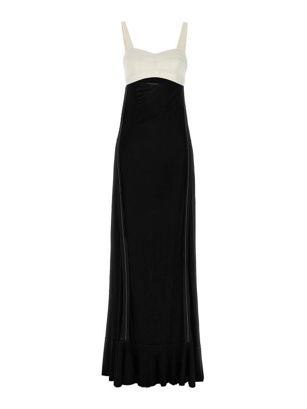 Victoria Beckham Maxi Robe - Blanc