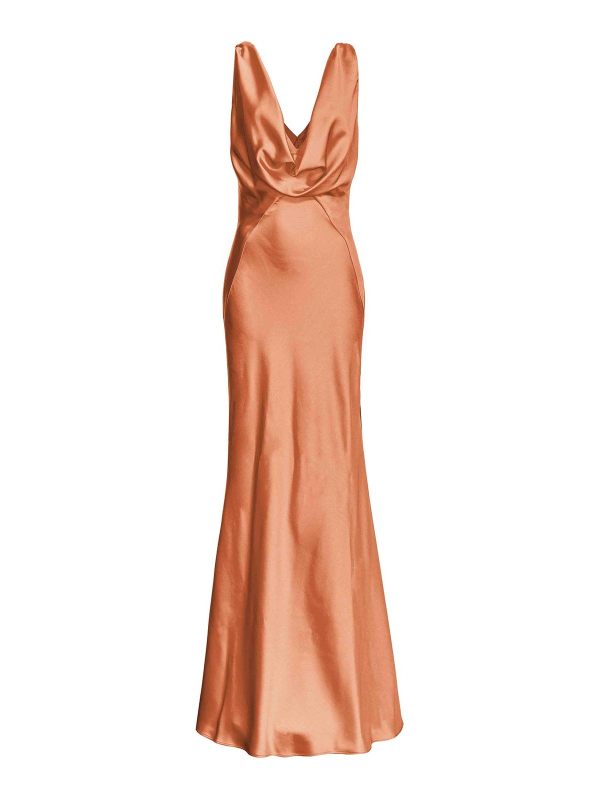 Pinko Robe De Soirée - Marron