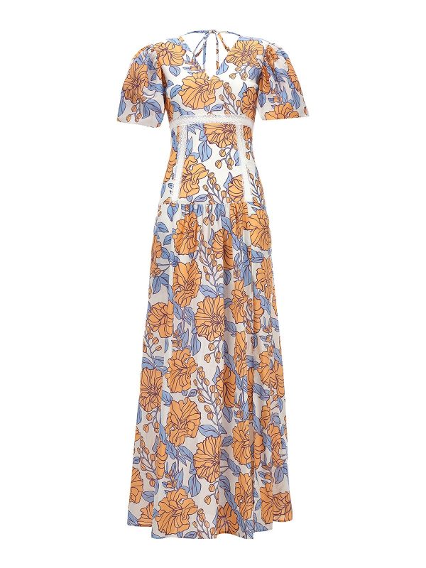 Le Twins Robe Au Genou - Multicolore