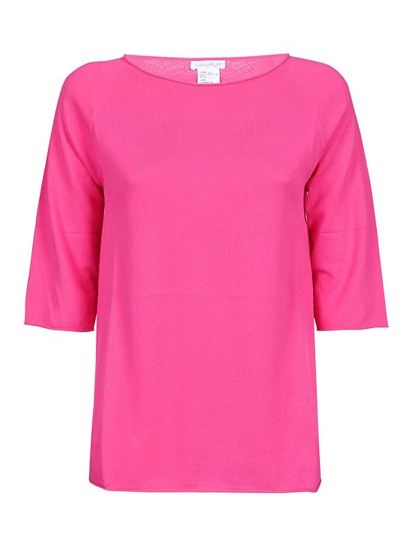 Manipur Cashmere Pull Col Rond - Multicolore