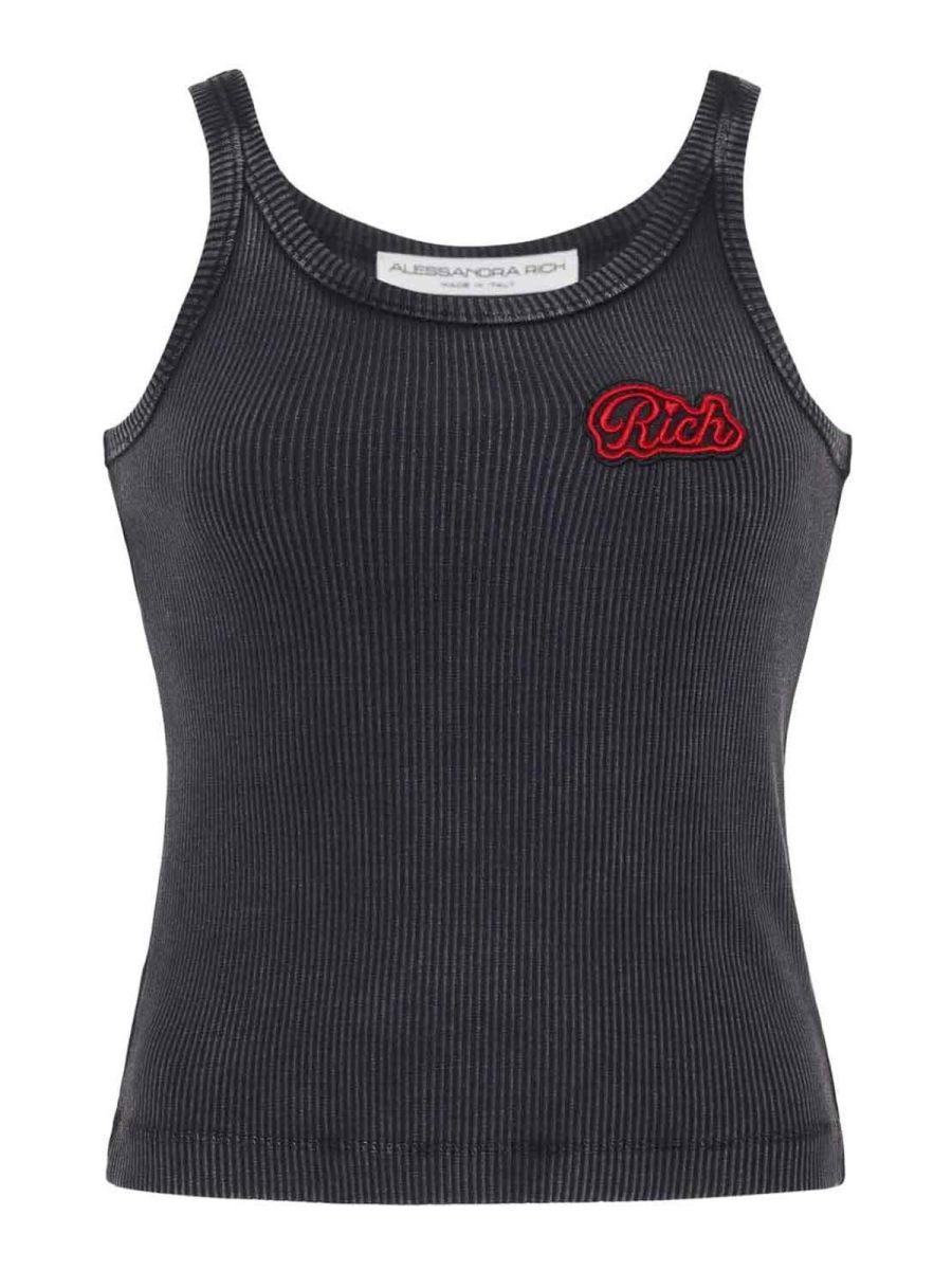 Alessandra Rich Top - Gris