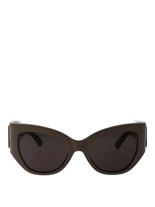 Balenciaga Lunettes De Soleil - Marron