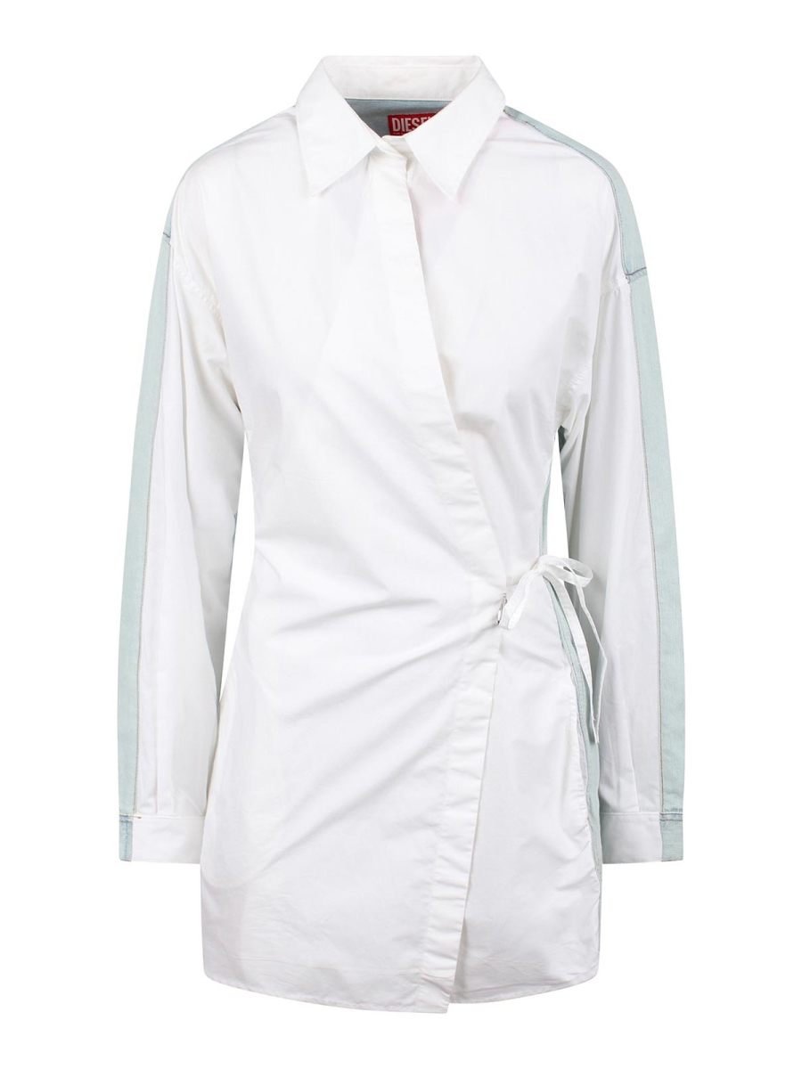 Diesel Robe Courte - Blanc