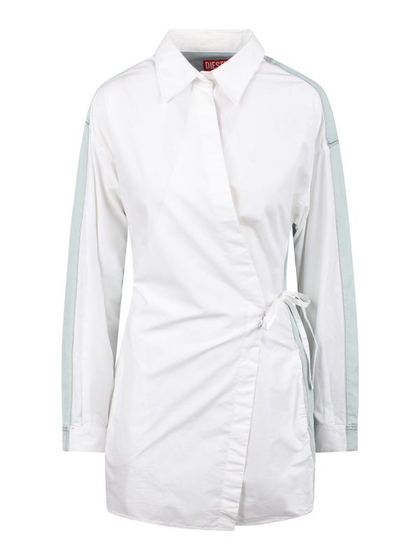 Diesel Robe Courte - Blanc