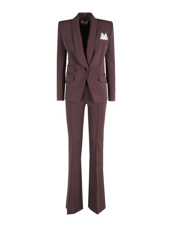 Elisabetta Franchi Costume De Cérémonie - Rouge