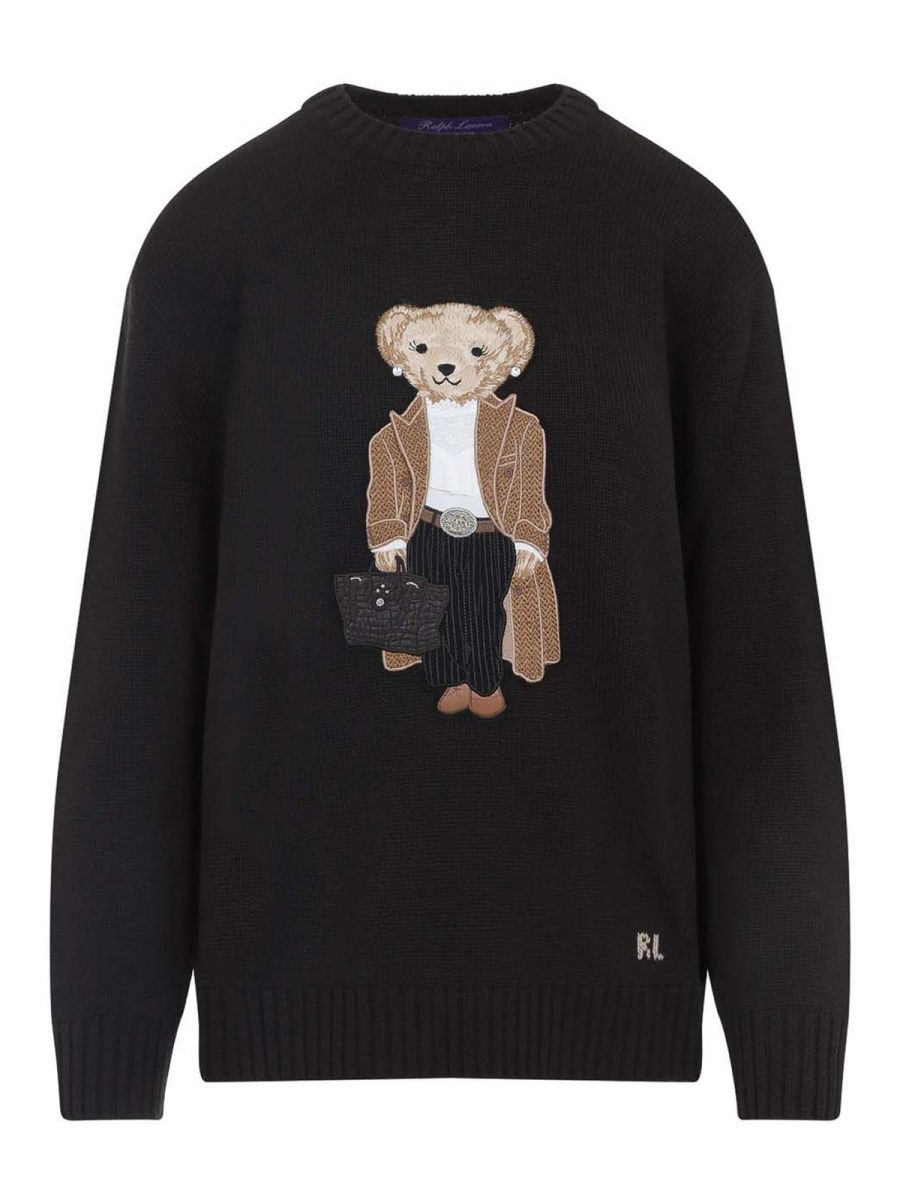 Ralph Lauren Pull Col Rond - Marron