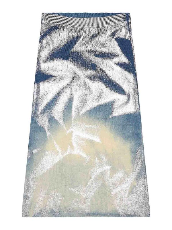 Diesel Jupe Midi - Bleu