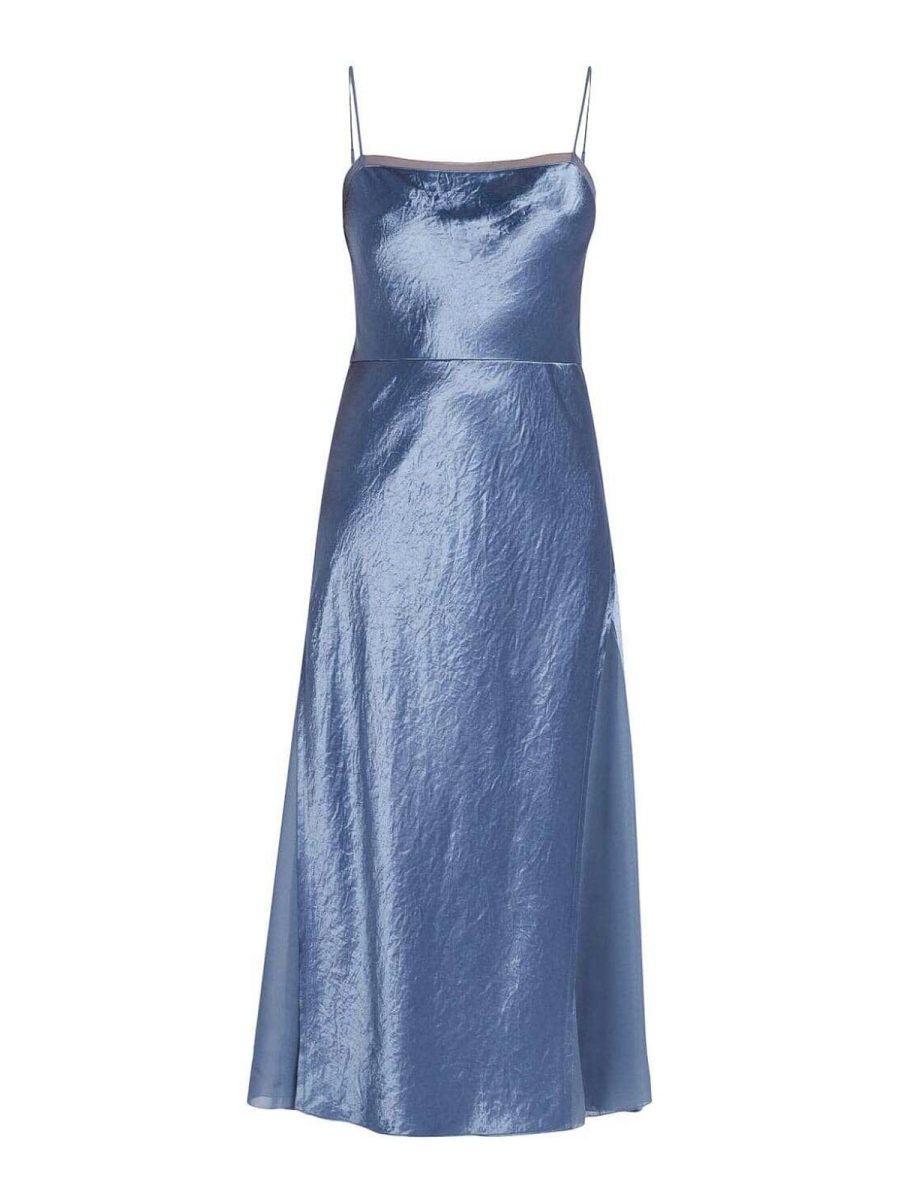 Vince Robe De Cocktail - Bleu Clair