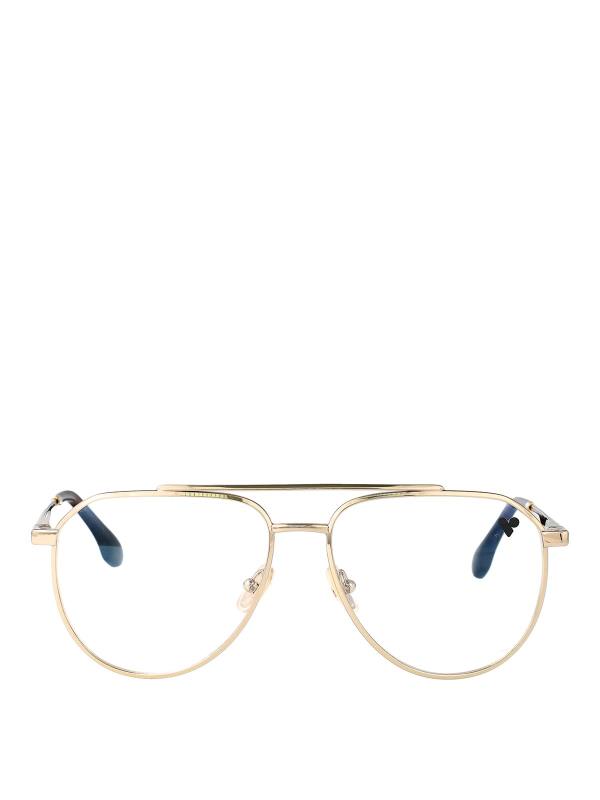 Victoria Beckham Lunettes De Soleil - Or