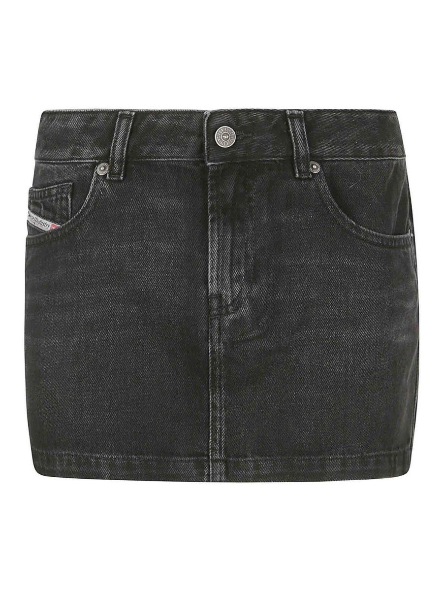 Diesel Mini Jupe - Foncé Délavé