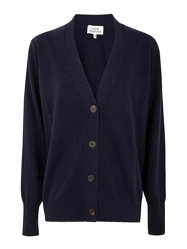 Studio Nicholson Cardigan - Bleu