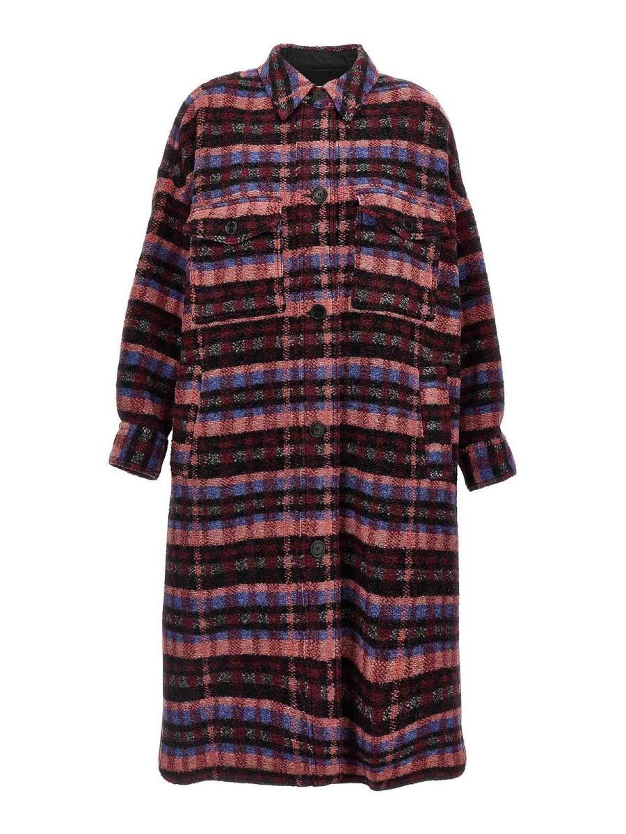 Isabel Marant Etoile Manteau Court - Multicolore