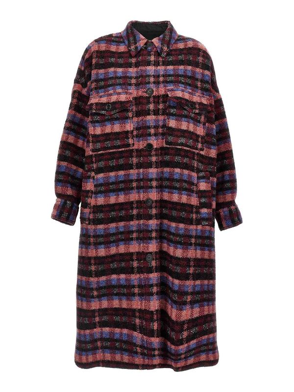 Isabel Marant Etoile Manteau Court - Multicolore