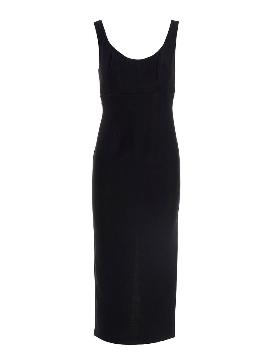 Roland Mouret Robe Au Genou - Noir
