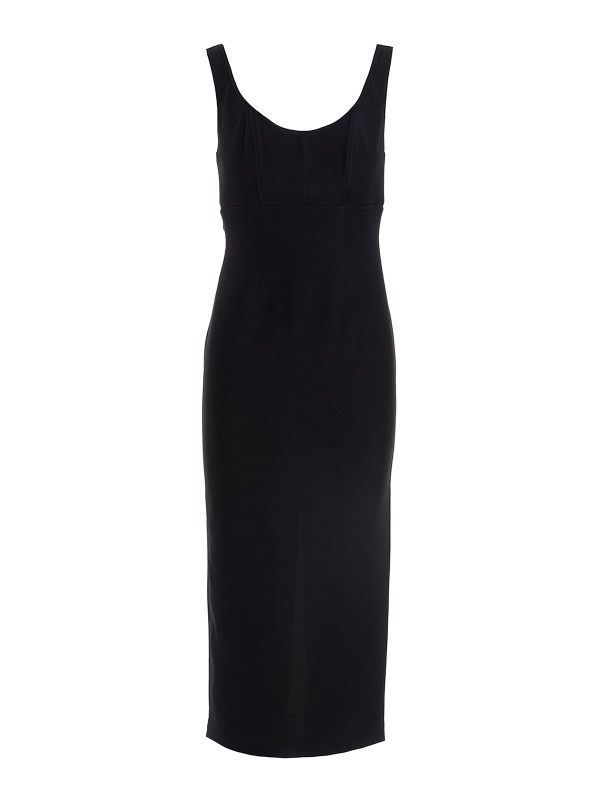 Roland Mouret Robe Au Genou - Noir
