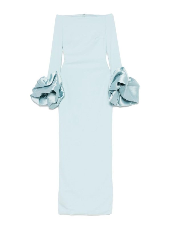 Solace London Maxi Robe - Bleu
