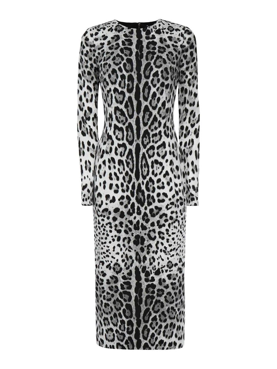 Dolce & Gabbana Robe Au Genou - Imprimé Animal