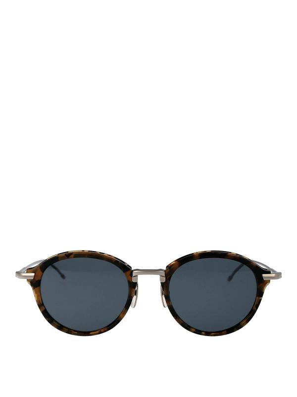 Thom Browne Lunettes De Soleil - Marron