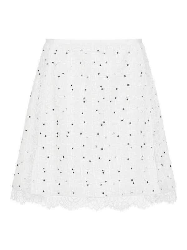 Giambattista Valli Mini Jupe - Blanc