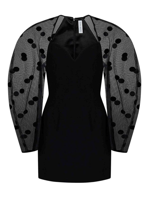 Nina Ricci Robe Courte - Noir