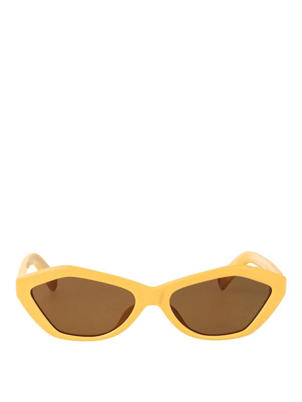 Jacquemus Lunettes De Soleil - Jaune