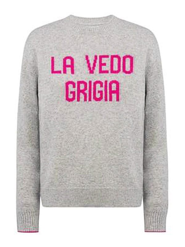 Mc2 Saint Barth Pull Col Rond - Gris