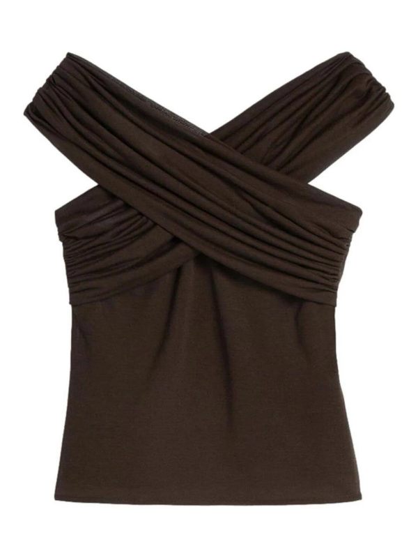 Ami Paris Top - Marron Foncé