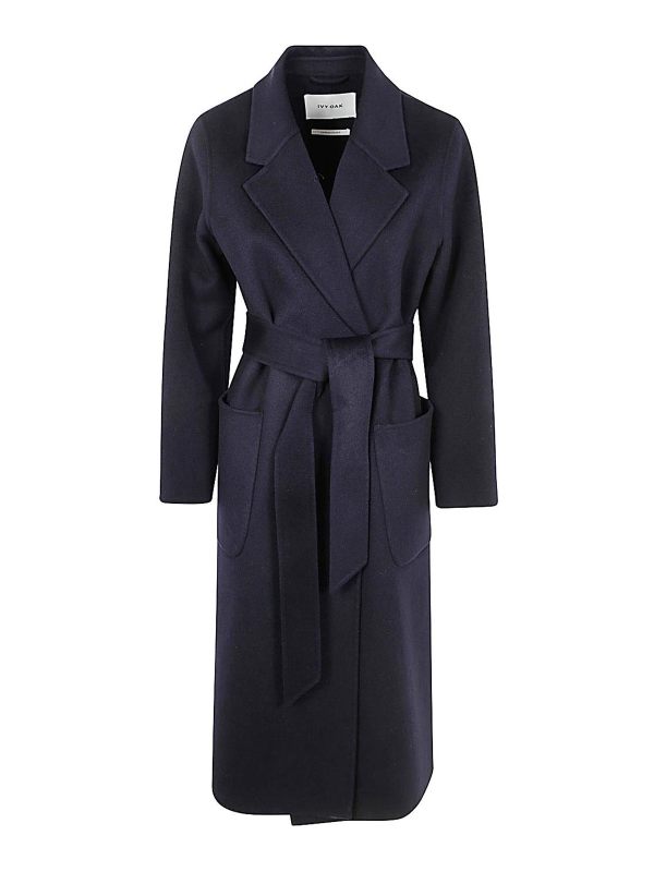 Ivy Oak Manteau Court - Bleu