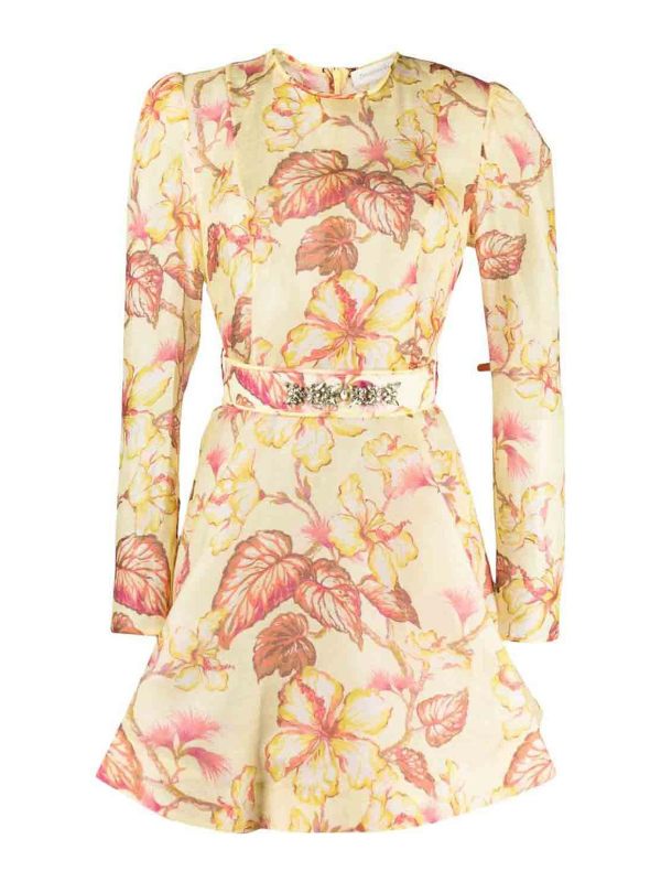 Zimmermann Robe Au Genou - Multicolore