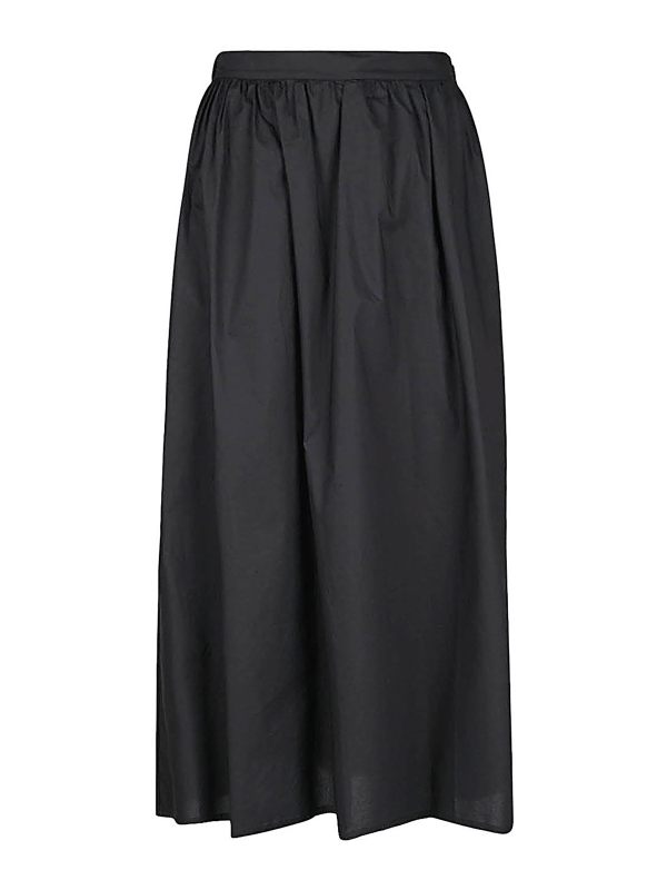 Skill & Genes Jupe Midi - Noir