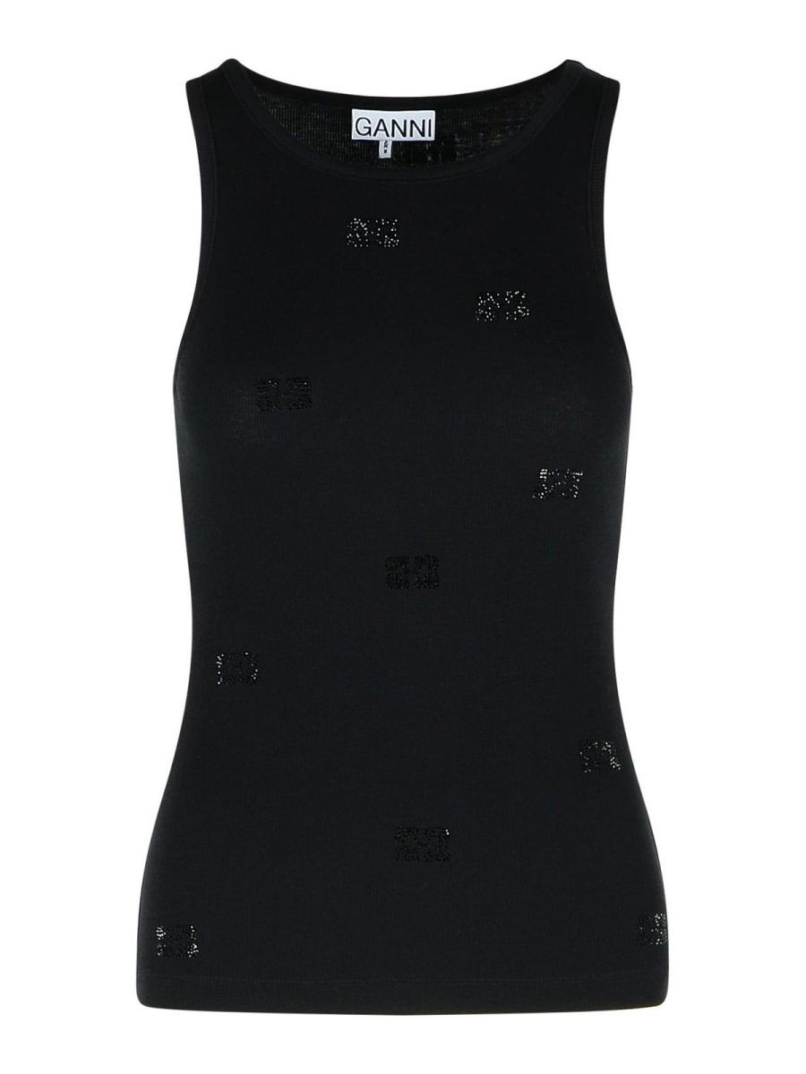 Ganni Top - Noir